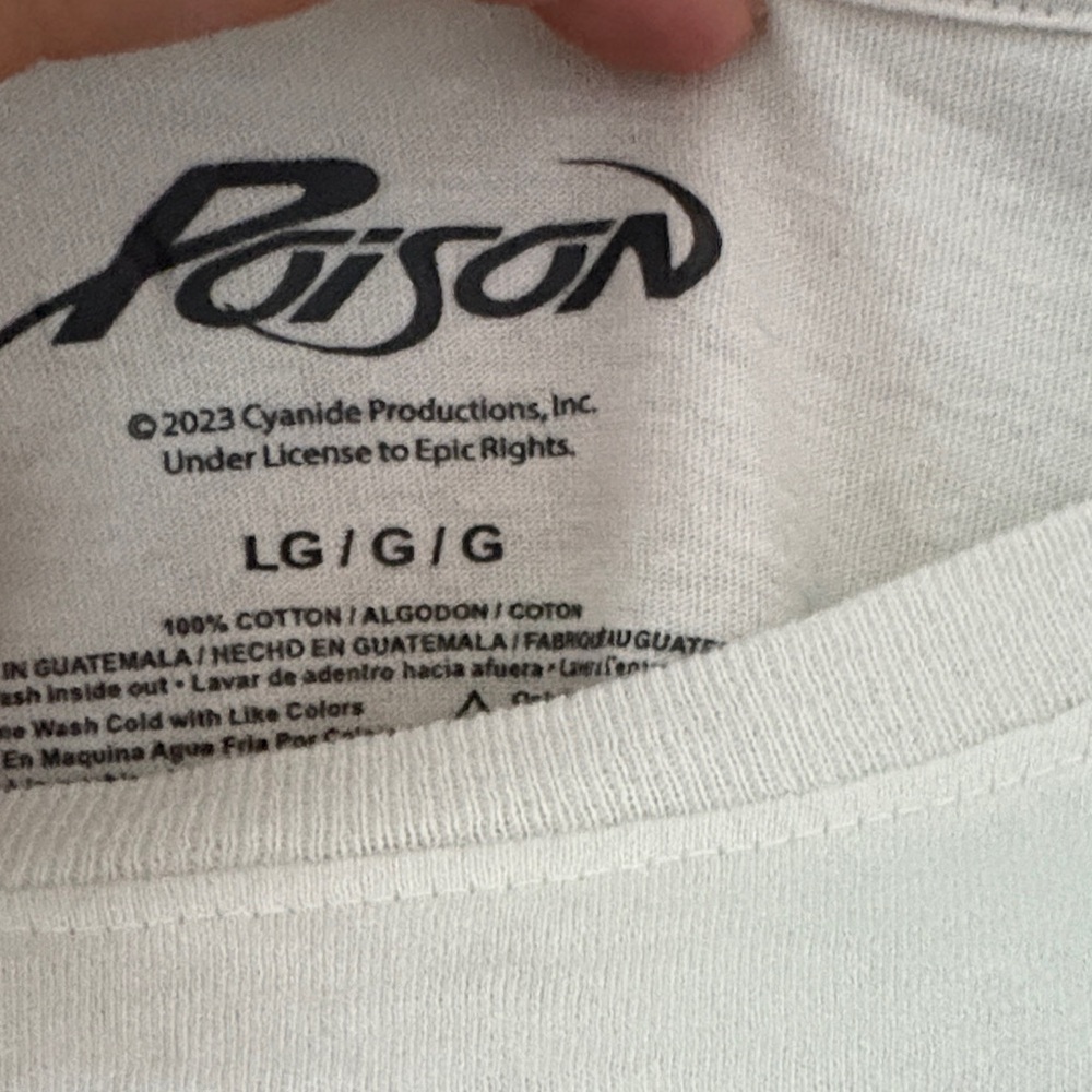 Poison T-shirt size L - Picture 3 of 4